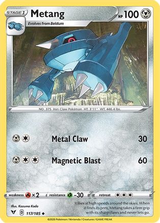 Metang (117/185) - SWSH04 Vivid Voltage  - Uncommon