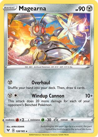 Magearna 128/185 - SWSH04 Vivid Voltage Holofoil - Holo Rare