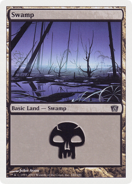 Swamp (8ED-340) - Eighth Edition