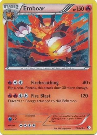 Emboar 026/149 - Blister Exclusives Holofoil - Promo