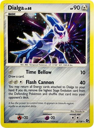 Dialga - 16/106 (Cosmos Holo) 16 - Deck Exclusives Holofoil