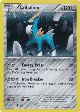 Cobalion 084/101 - Blister Exclusives Holofoil - Promo
