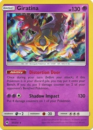 Giratina 097/214 - Blister Exclusives Holofoil - Promo