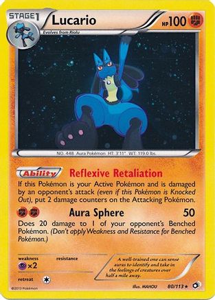 Lucario 080/113 - Miscellaneous Cards & Products Holofoil - Promo