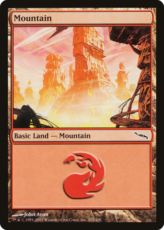 Mountain (MRD-302) - Mirrodin Foil