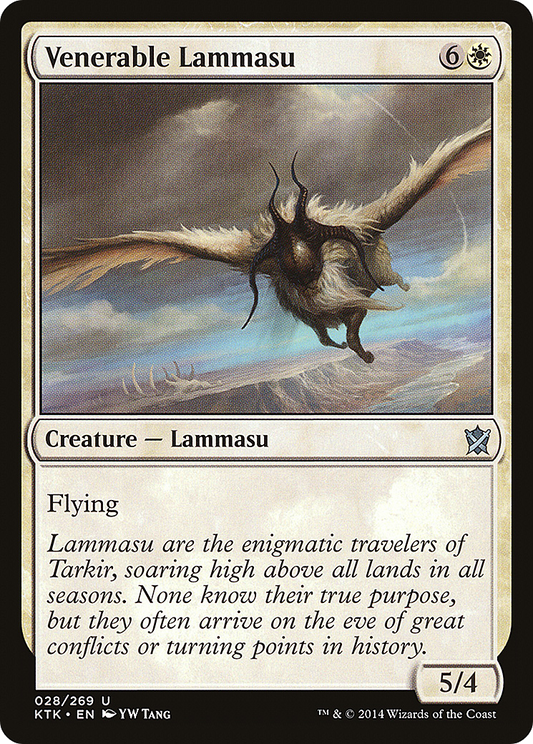 Venerable Lammasu (KTK-028) - Khans of Tarkir Foil