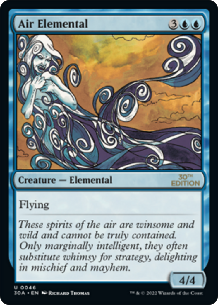 Air Elemental (30A-046) - 30th Anniversary Edition