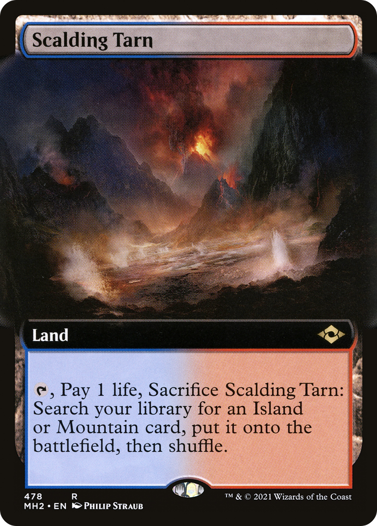 Scalding Tarn (MH2-478) - Modern Horizons 2: (Extended Art)