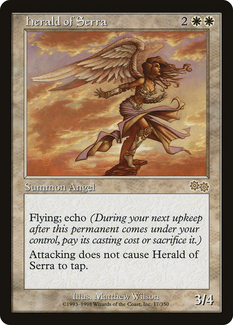 Herald of Serra (USG-017) - Urza's Saga