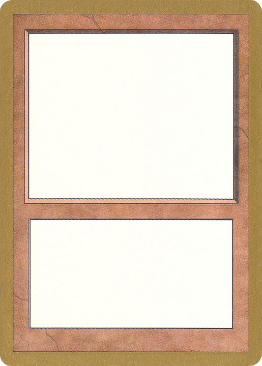 Blank Card (WC00-000) - World Championship Decks 2000