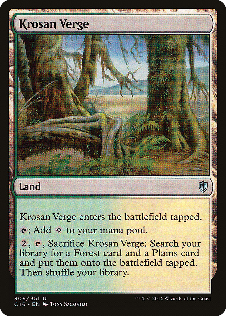 Krosan Verge (C16-306) - Commander 2016