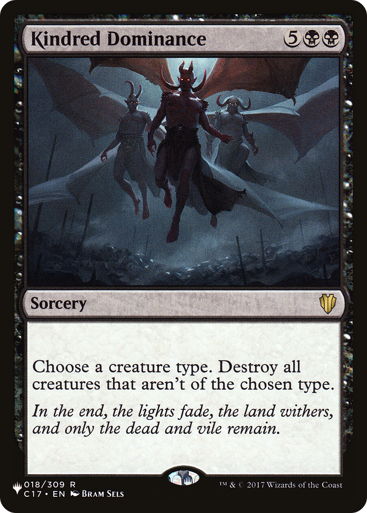 Kindred Dominance (LIST-C17-18) - The List