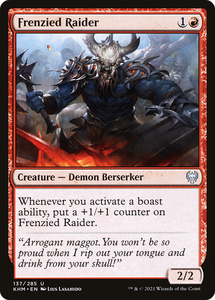 Frenzied Raider  (KHM-137) - Kaldheim Foil