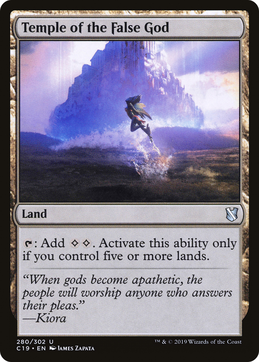 Temple of the False God (C19-280) - Commander 2019