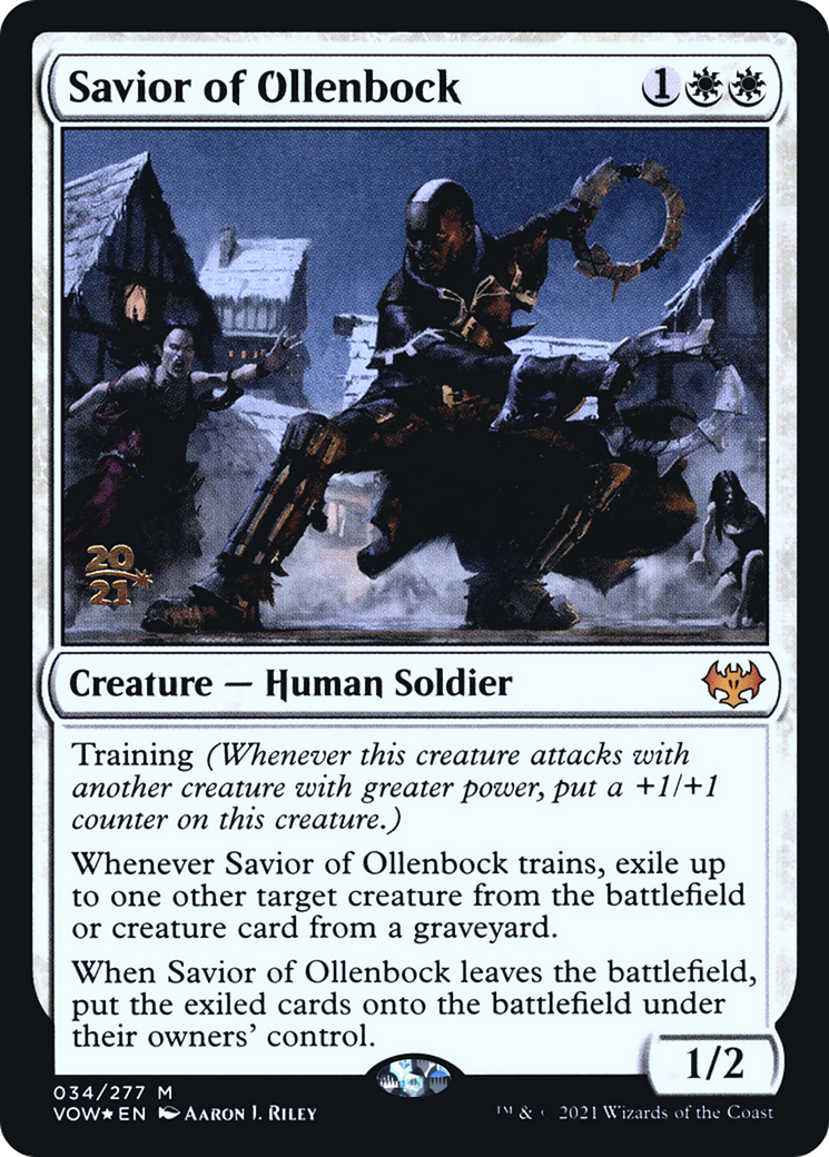 Savior of Ollenbock (PVOW-34S) - Innistrad: Crimson Vow Promos Foil