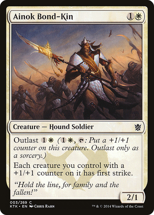 Ainok Bond-Kin (KTK-003) - Khans of Tarkir Foil