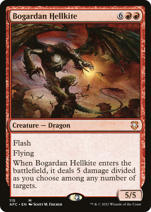 Bogardan Hellkite (AFC-115) - Forgotten Realms Commander