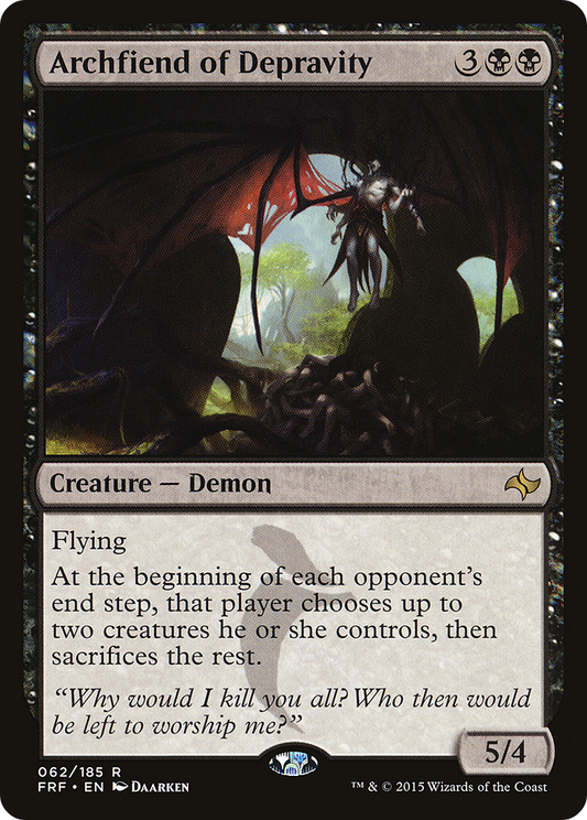 Archfiend of Depravity (FRF-062) - Fate Reforged