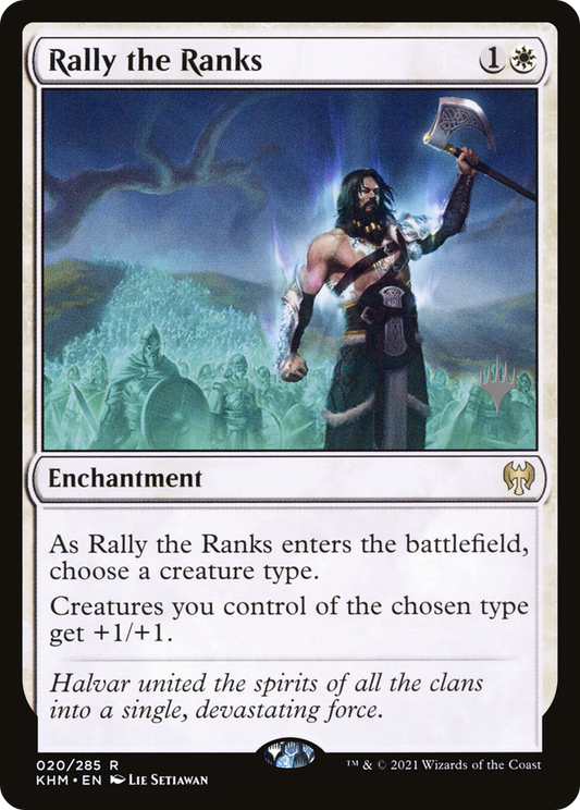 Rally the Ranks (PKHM-20P) - Kaldheim Promos Foil