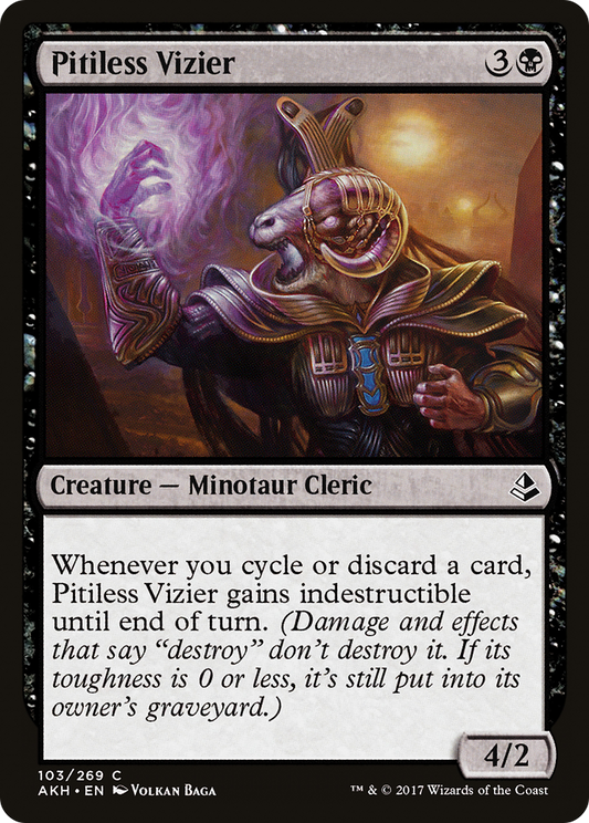 Pitiless Vizier (AKH-103) - Amonkhet Foil