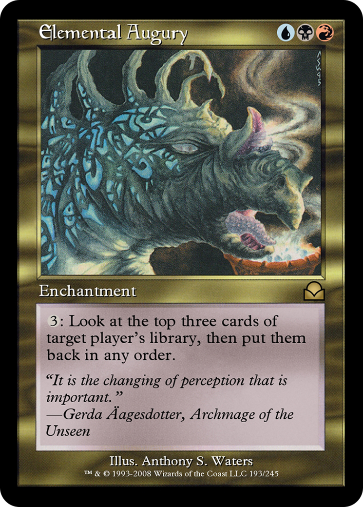 Elemental Augury (ME2-193) - Masters Edition II Foil