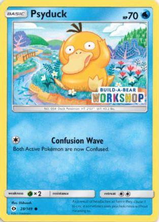 Psyduck - 28/149 (Build-A-Bear Workshop Exclusive) 28 - Miscellaneous Cards & Products