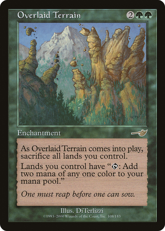 Overlaid Terrain (NEM-108) - Nemesis Foil