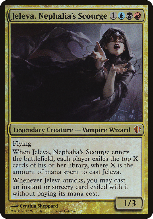 Jeleva, Nephalia's Scourge (OC13-194) - Commander 2013 Oversized Foil