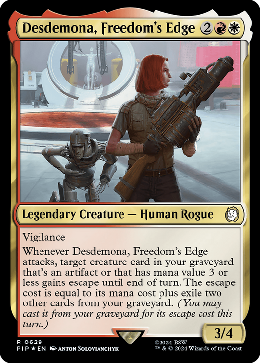 Desdemona, Freedom's Edge (PIP-629) - Fallout Foil