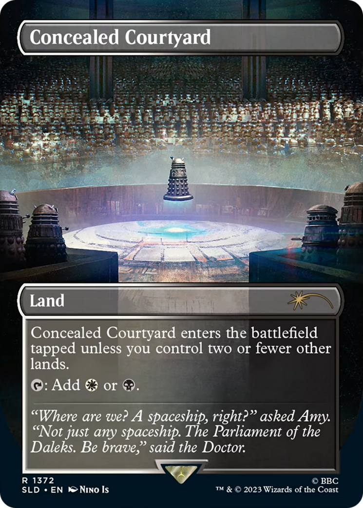 Concealed Courtyard  (Borderless)(SLD-1372) - Secret Lair Drop