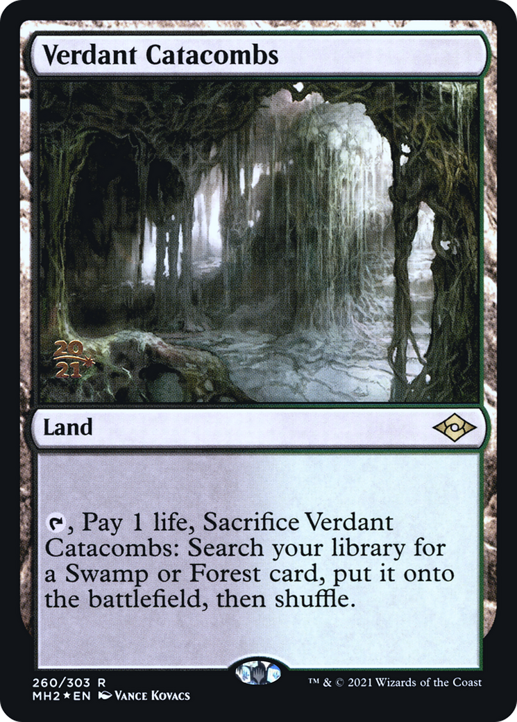 Verdant Catacombs (PRE-260) - Modern Horizons 2 Promos (Prerelease) Foil