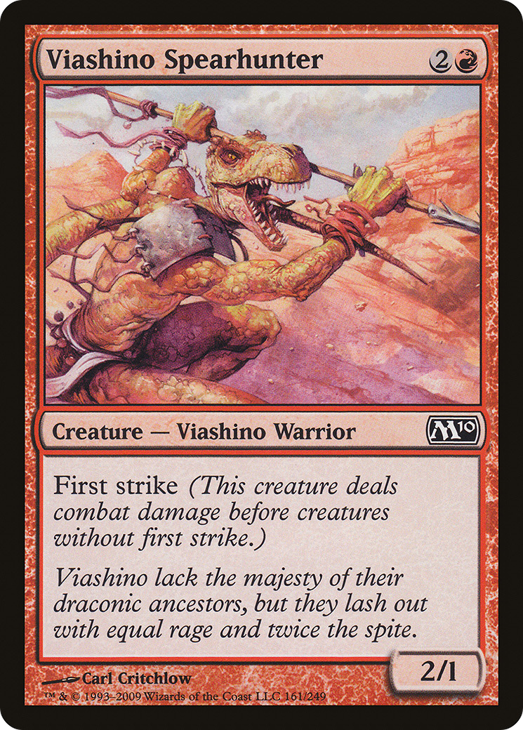 Viashino Spearhunter (M10-161) - Magic 2010 Foil