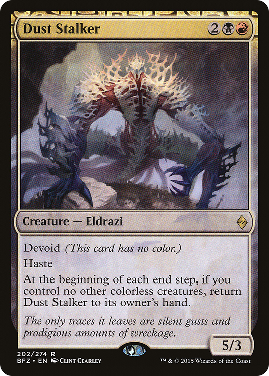 Dust Stalker (BFZ-202) - Battle for Zendikar: (devoid)
