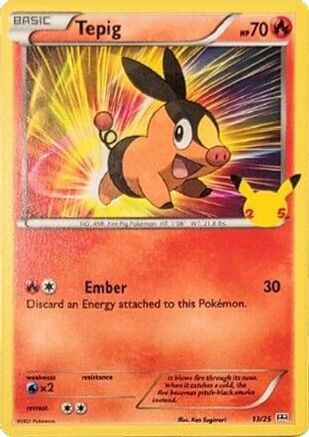 Tepig 13/25 - McDonalds Collection 2021 Holofoil