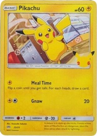 Pikachu 25/25 - McDonalds Collection 2021 Holofoil