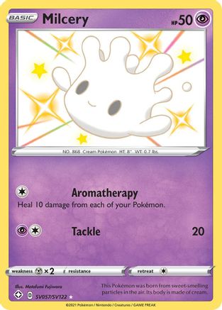 Milcery (SV057/SV122) - Shining Fates Shiny Vault Holofoil - Shiny Holo Rare
