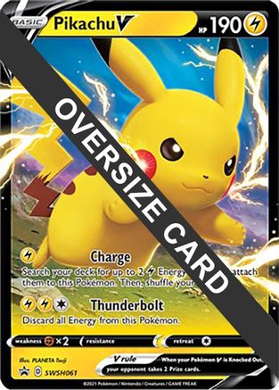 Pikachu V - SWSH061 SWSH061 - Jumbo Cards Holofoil