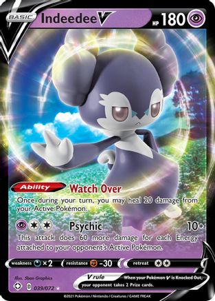 Indeedee V - 039/072 - Shining Fates Holofoil