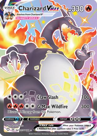 Charizard VMAX (SV107/SV122) - Shining Fates Shiny Vault Holofoil - Shiny Holo Rare