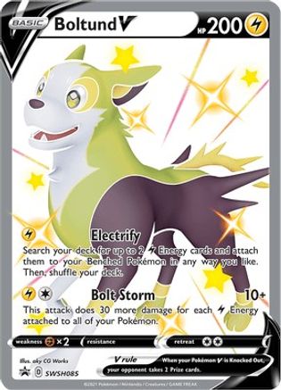 Boltund V SWSH085 - SWSH Sword & Shield Promo Cards Holofoil - Promo
