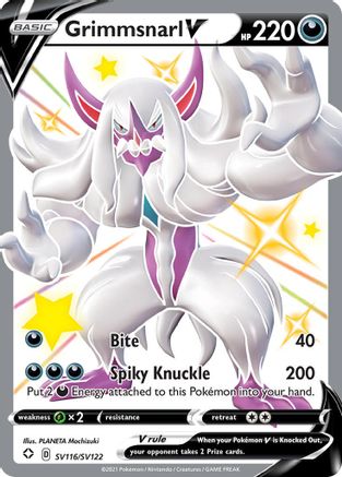 Grimmsnarl V (SV116/SV122) - Shining Fates Shiny Vault Holofoil - Shiny Holo Rare