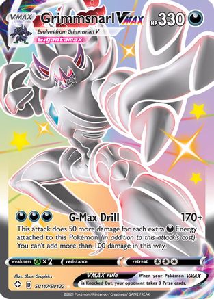Grimmsnarl VMAX (SV117/SV122) - Shining Fates Shiny Vault Holofoil - Shiny Holo Rare