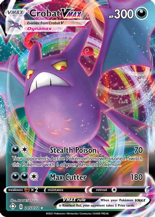Crobat VMAX - 045/072 - Shining Fates Holofoil - Ultra Rare