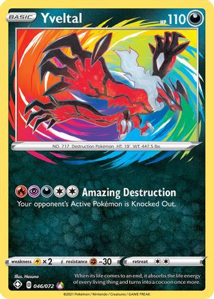 Yveltal - 046/072 - Shining Fates Holofoil