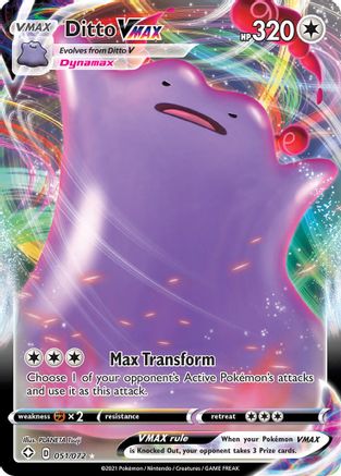 Ditto VMAX - 051/072 - Shining Fates Holofoil