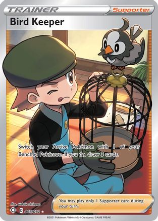 Bird Keeper (Full Art) - 066/072 - Shining Fates Holofoil - Ultra Rare