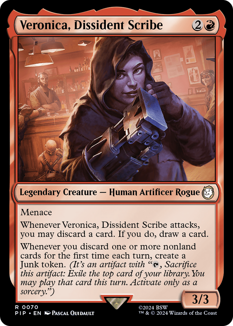 Veronica, Dissident Scribe (PIP-070) - Fallout