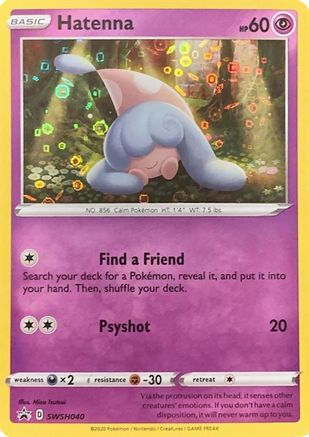 Hatenna SWSH040 - Miscellaneous Cards & Products Holofoil - Promo