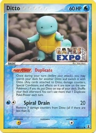 Ditto (Squirtle) 064/113 - Miscellaneous Cards & Products Normal - Promo