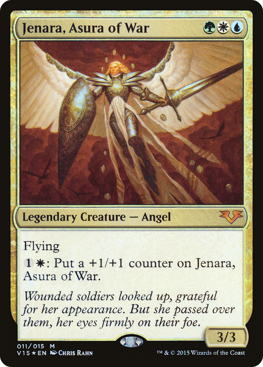 Jenara, Asura of War (V15-011) - From the Vault: Angels Foil